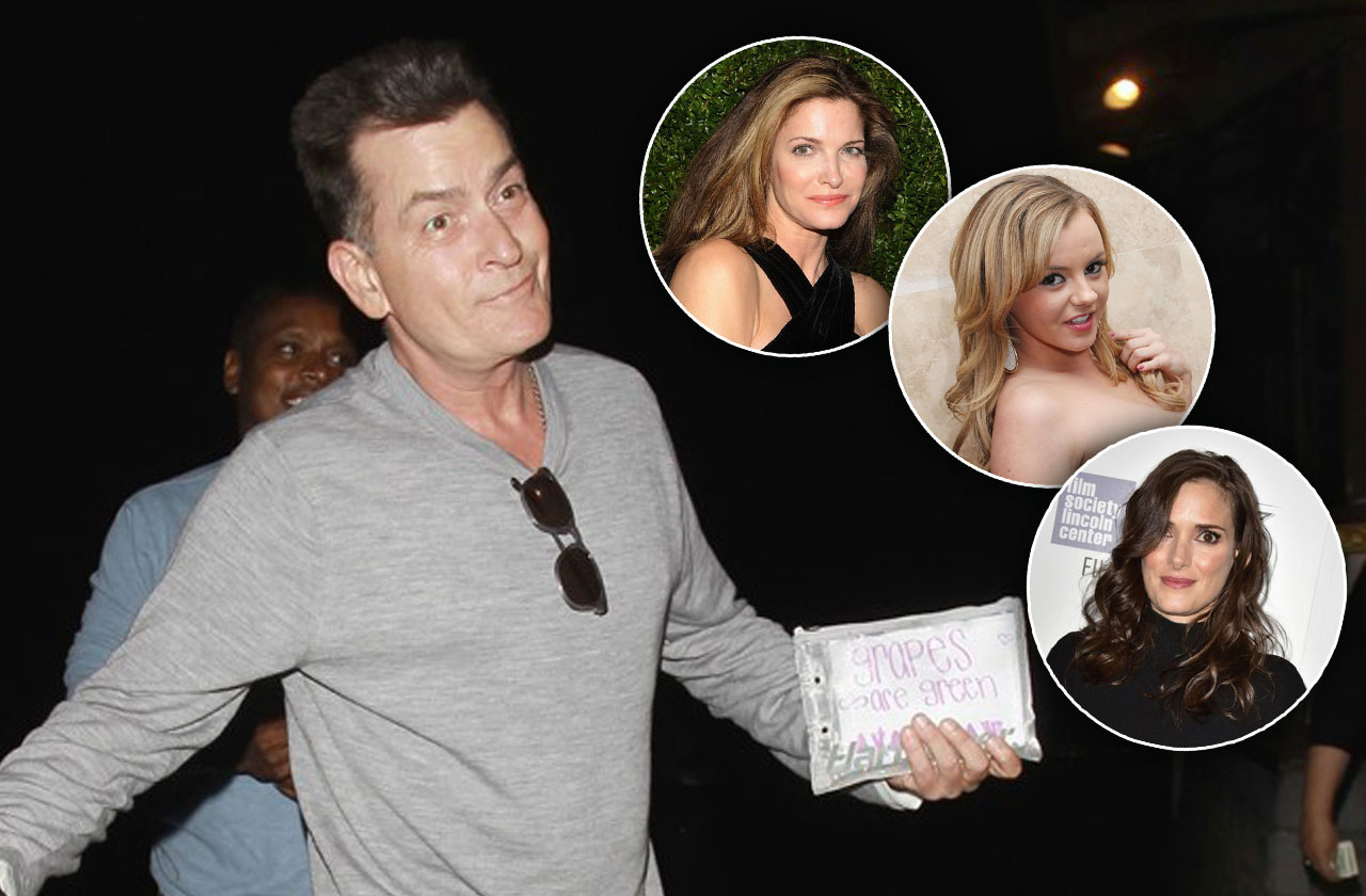 Charlie Sheen and The Gals Who Couldnt Resist The Hollywood Bad Boy!