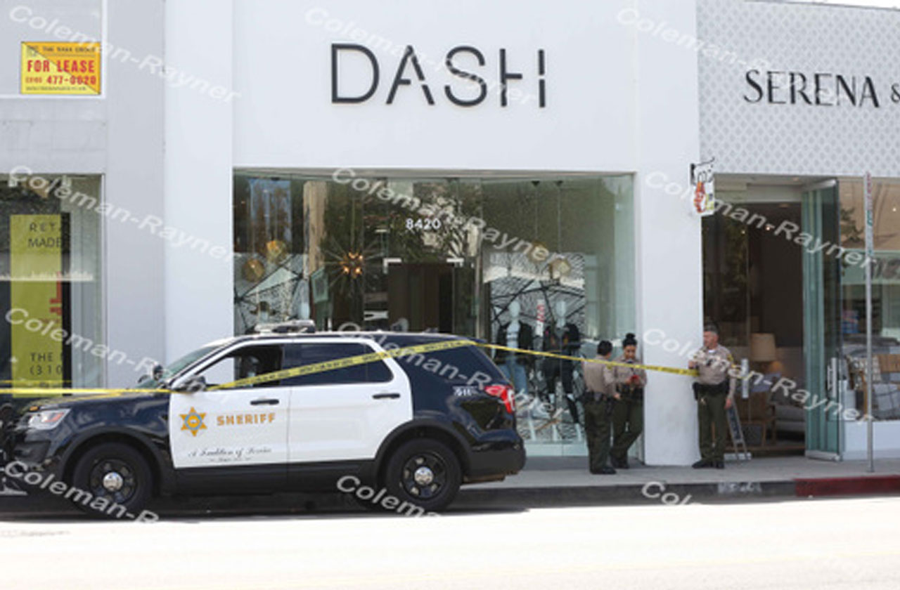 Kardashian Crime Scene As Store Trashed By Crazed Woman!