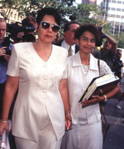  Autumn Jackson, right, with her mother Shaun Thompson Both Wearing White